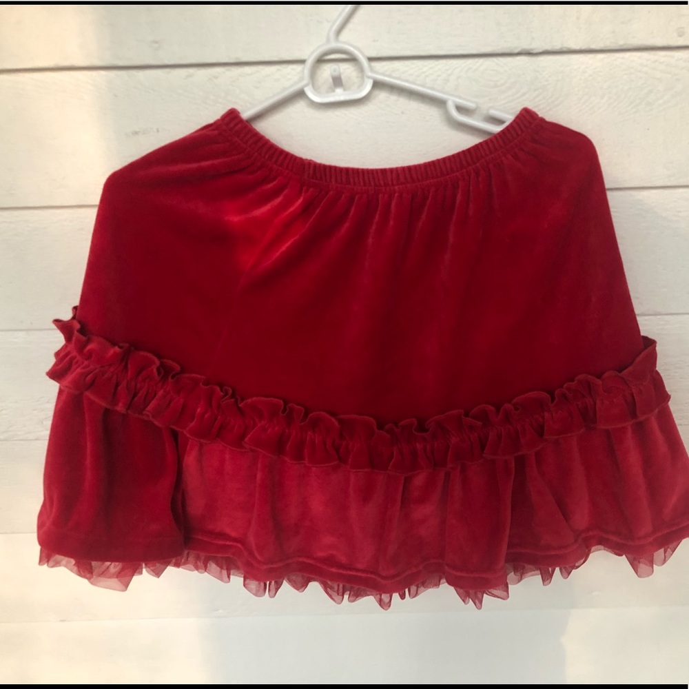 Hannah Andersson Holiday Velvet Skirt 130 cm US 8